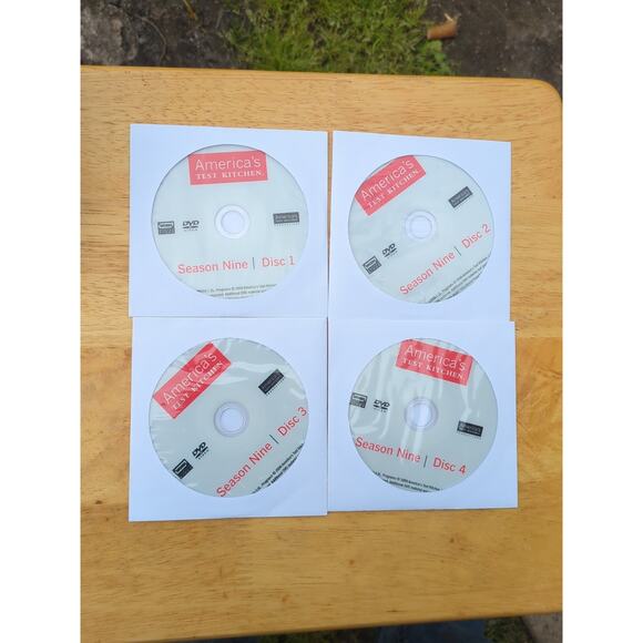 other Other - Americas Test Kitchen - Season 9 (DVD, 2009, 4-Disc Set) Discs Only